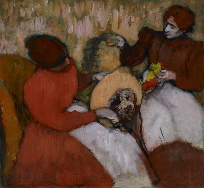 Edgar Degas The Milliners Norge oil painting art